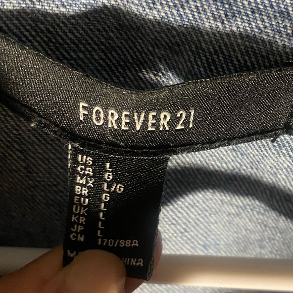 Over size Jean jacket - Picture 3 of 4